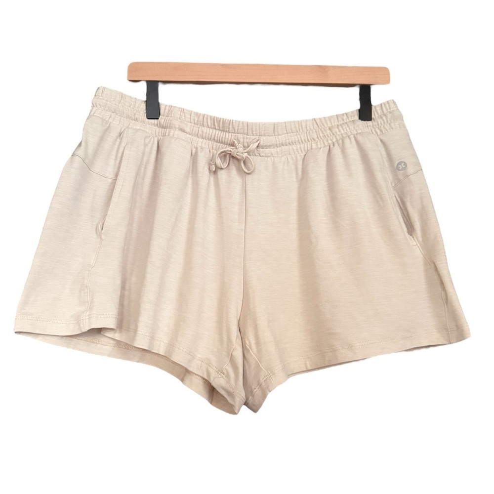 Women's Airy Athletic Cream Shorts